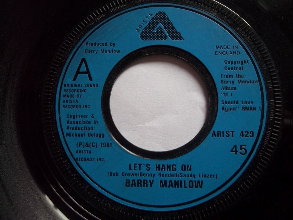 Let's Hang On - Barry Manilow