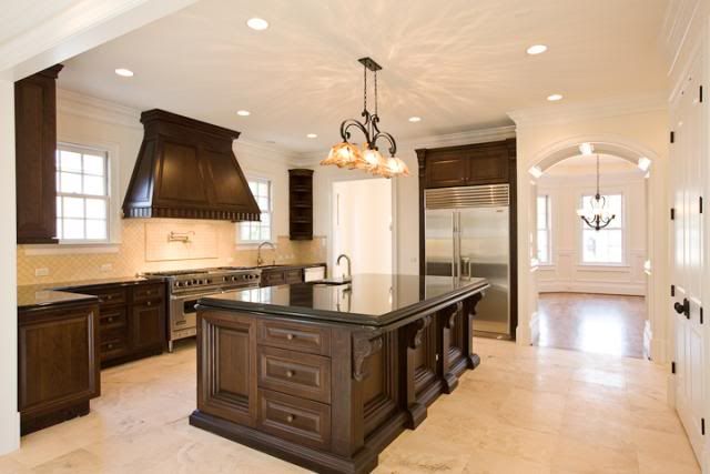 gourmet kitchen on Dark Cabinets Are Ordered  Now What Color For Counter    Kitchens