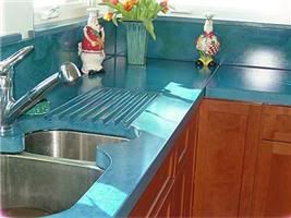 Blue Corian