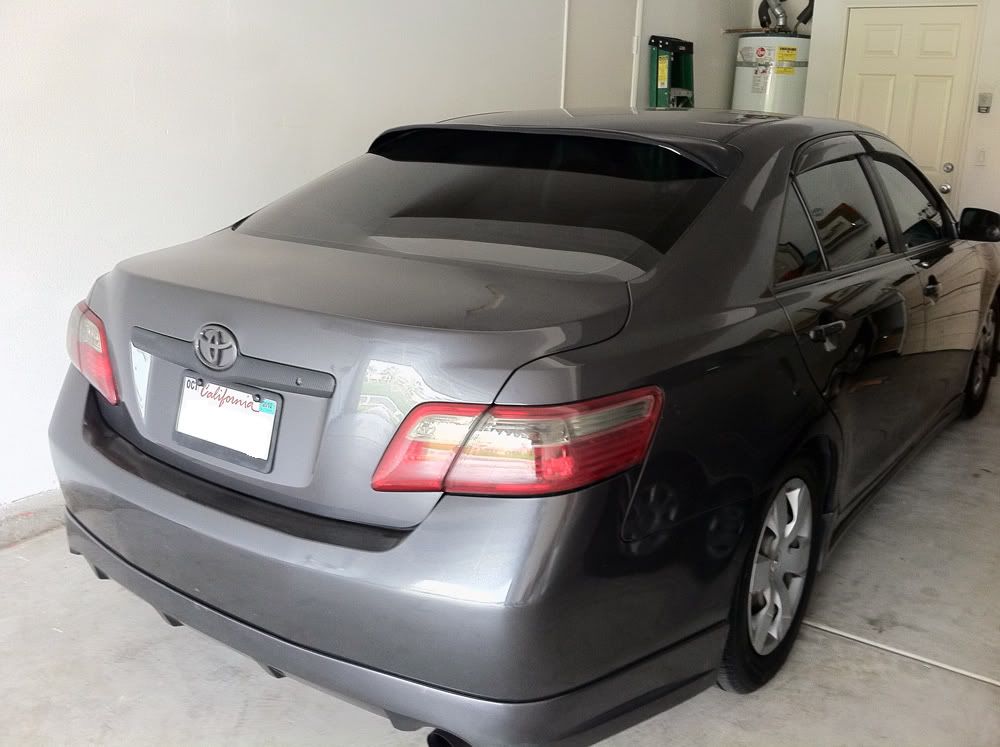 2012 toyota camry rear roof spoiler #2