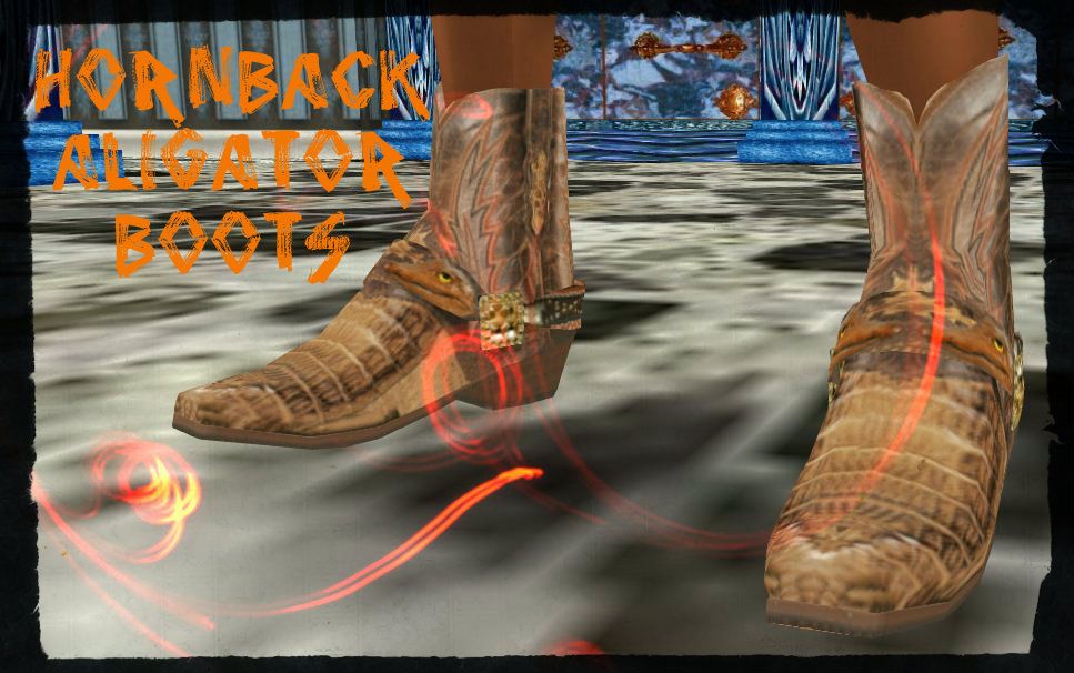 CB Hornback Aligator Boots