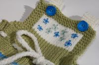 Fly Baby Knits Skirted Sunsuit - prototype