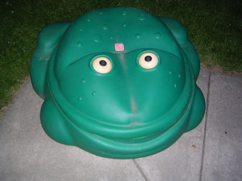 little tikes frog sandbox