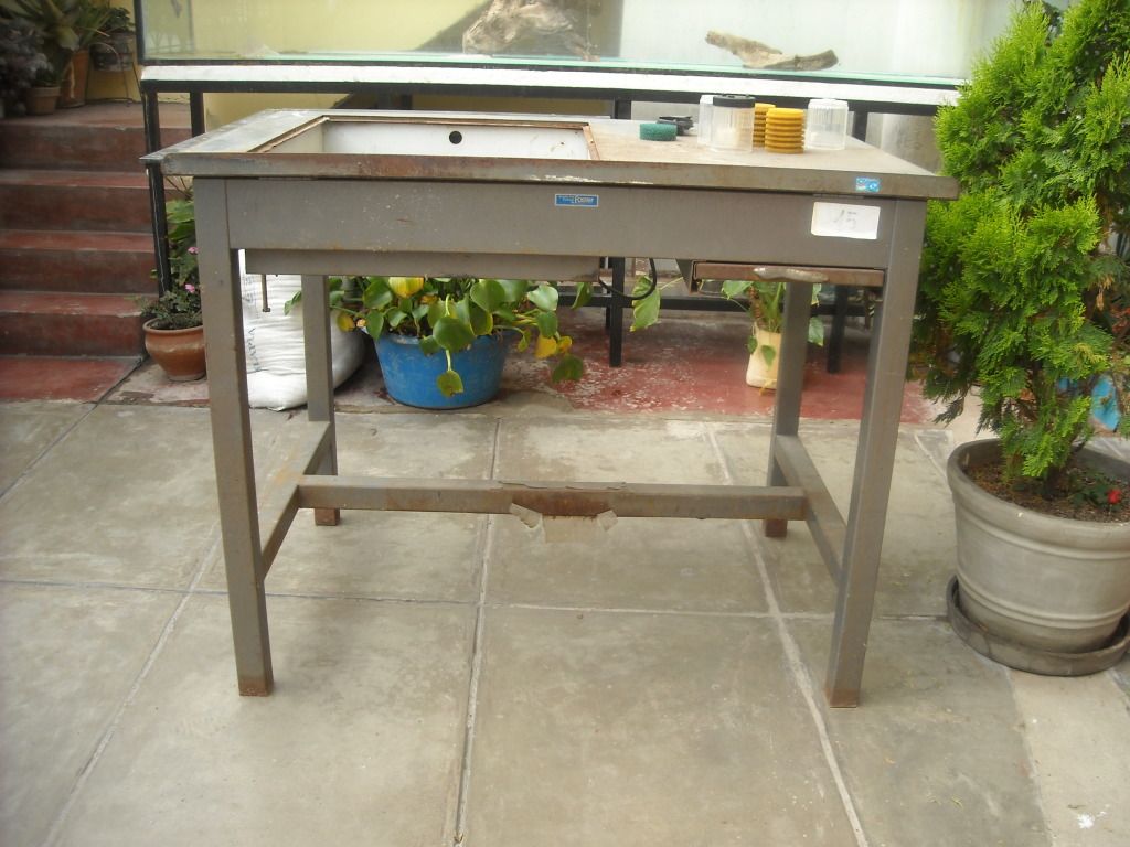 Vendo mesa de fierro grueso full resitente y estable a precio regalado