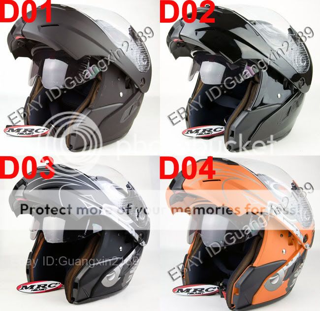 Matt Black Pilot Open Face Motorcycle Helmet S M L XL  