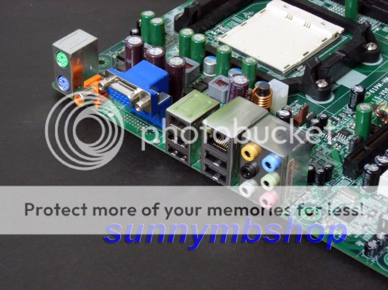 ECS MCP61PM HM VER2.1 HP MOTHERBOARD Socket AM2 mATX  