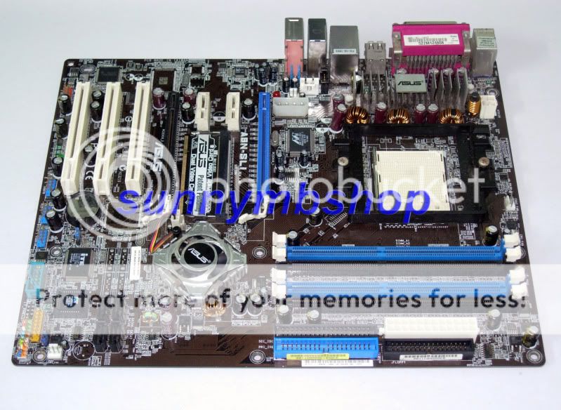 ASUS A8N SLI Socket 939 Rev 1.02 Motherboard NForce4 Raid PCI E SAT