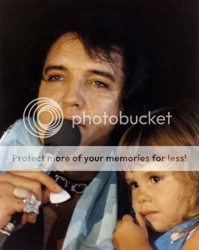 Elvis With Blind Girl. Photo by cliff_01 | Photobucket