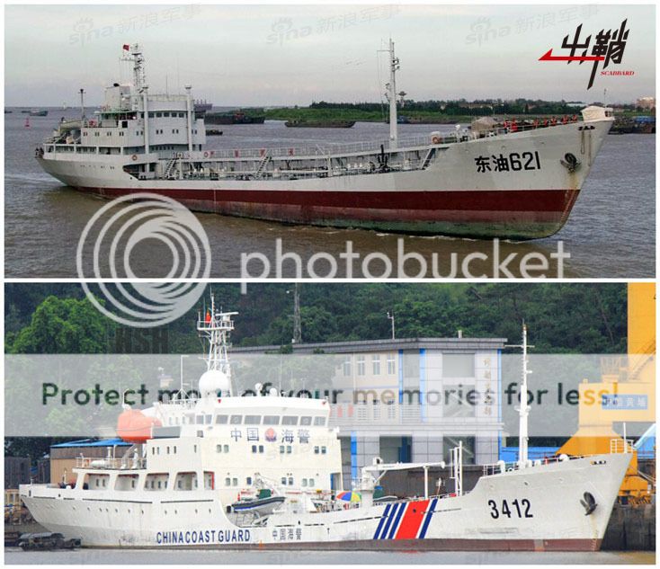 重新服役之后海警3412舰倒是重操旧业,主要在东海总队担当一线执法船